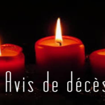 Avis de Décès